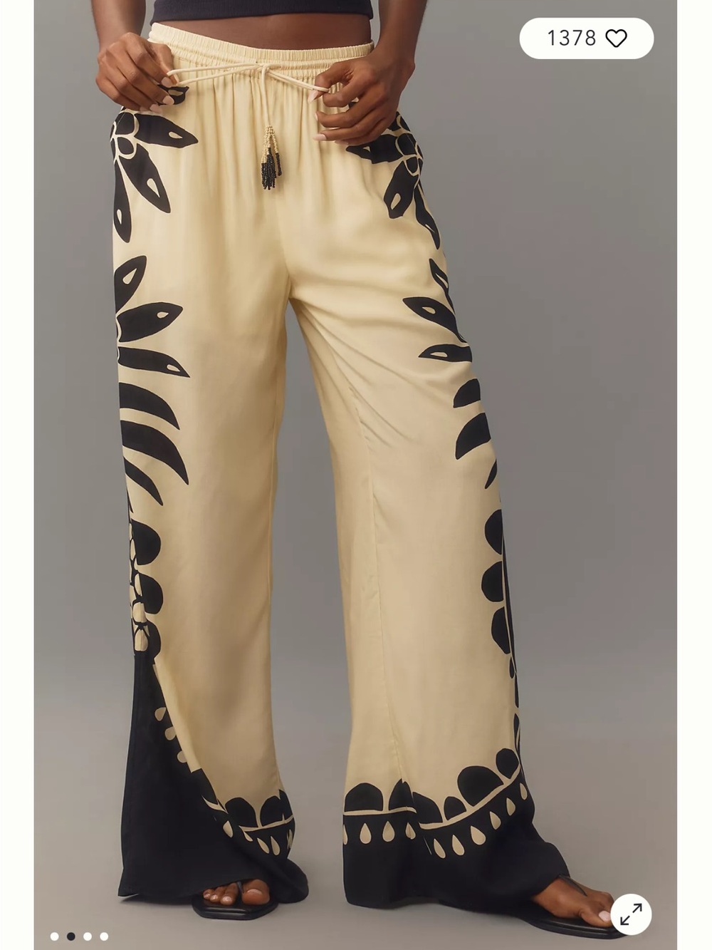 Farm Rio x Anthropologie Martina Pull-On Pants, Size Small - Picture 12 of 14
